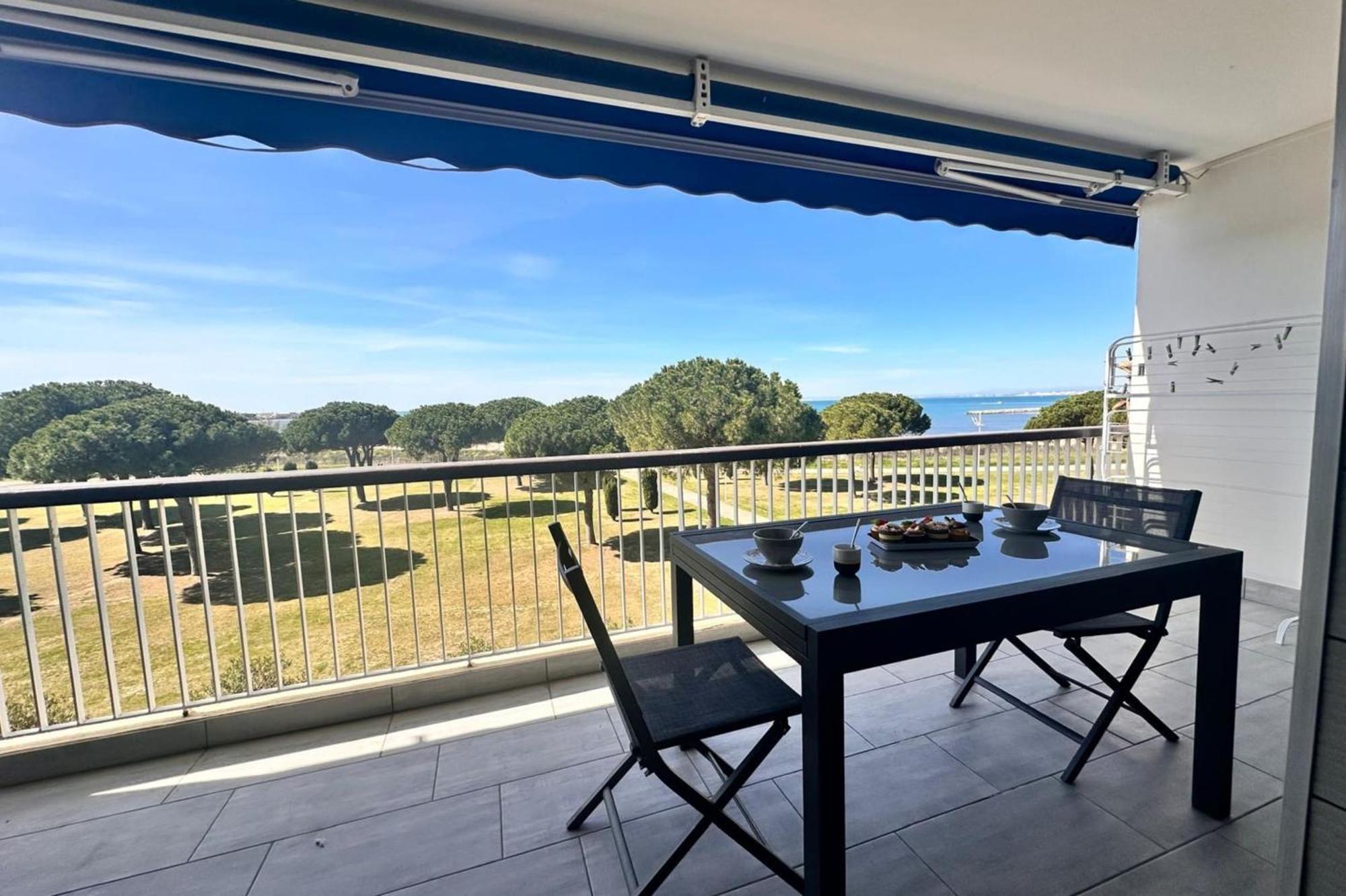 Le Mistral Appartement Standing Avec Vue Mer Exceptionnelle En 1Ere Ligne 르그로뒤후아 외부 사진